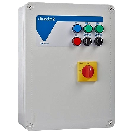 Coffret electrique de commande et de protection pour 2 pompes monophasées -  DIRECTO 2 - En vente sur Varéo Pompes